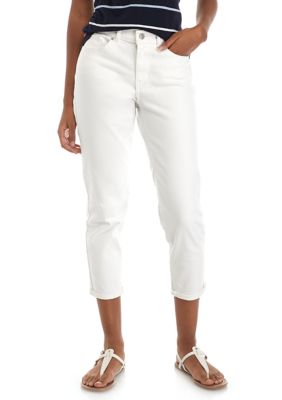 levis white crop jeans