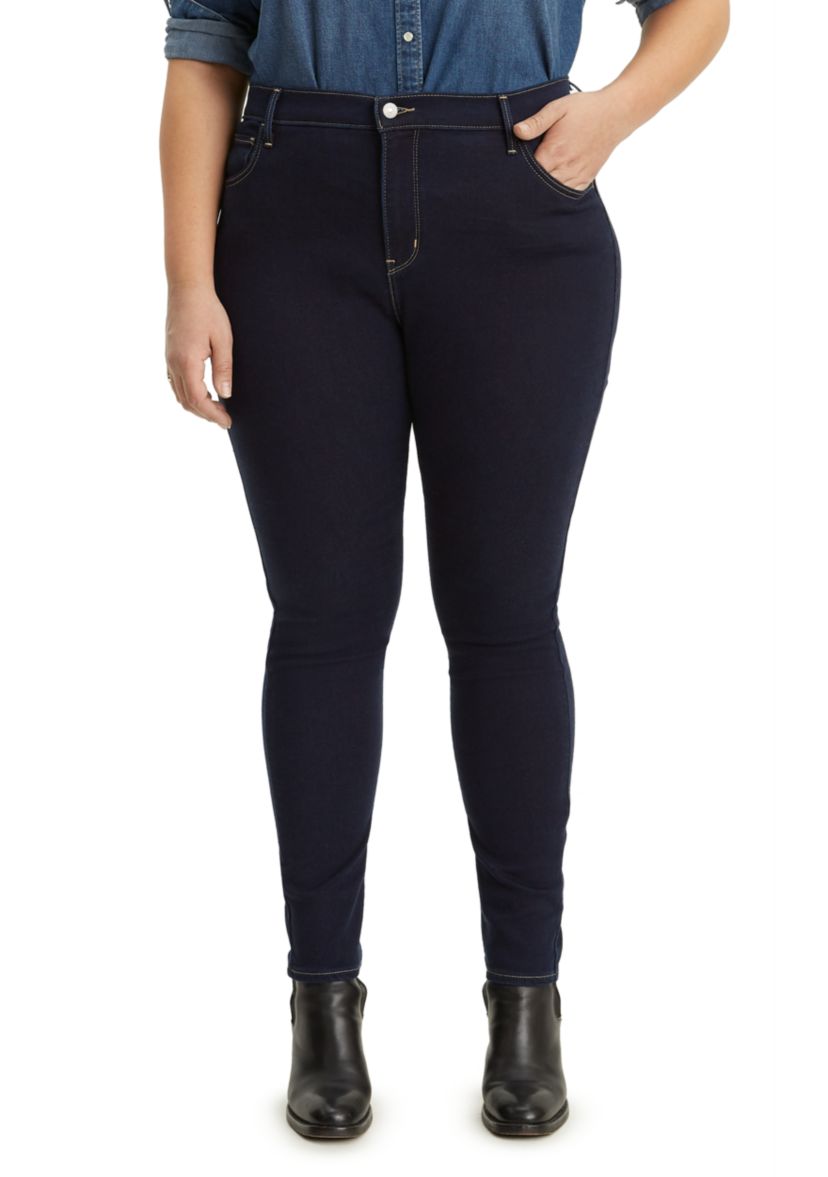 Plus Size High Rise Skinny Indigo Atlas Jeans