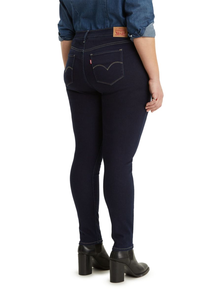 Plus Size High Rise Skinny Indigo Atlas Jeans