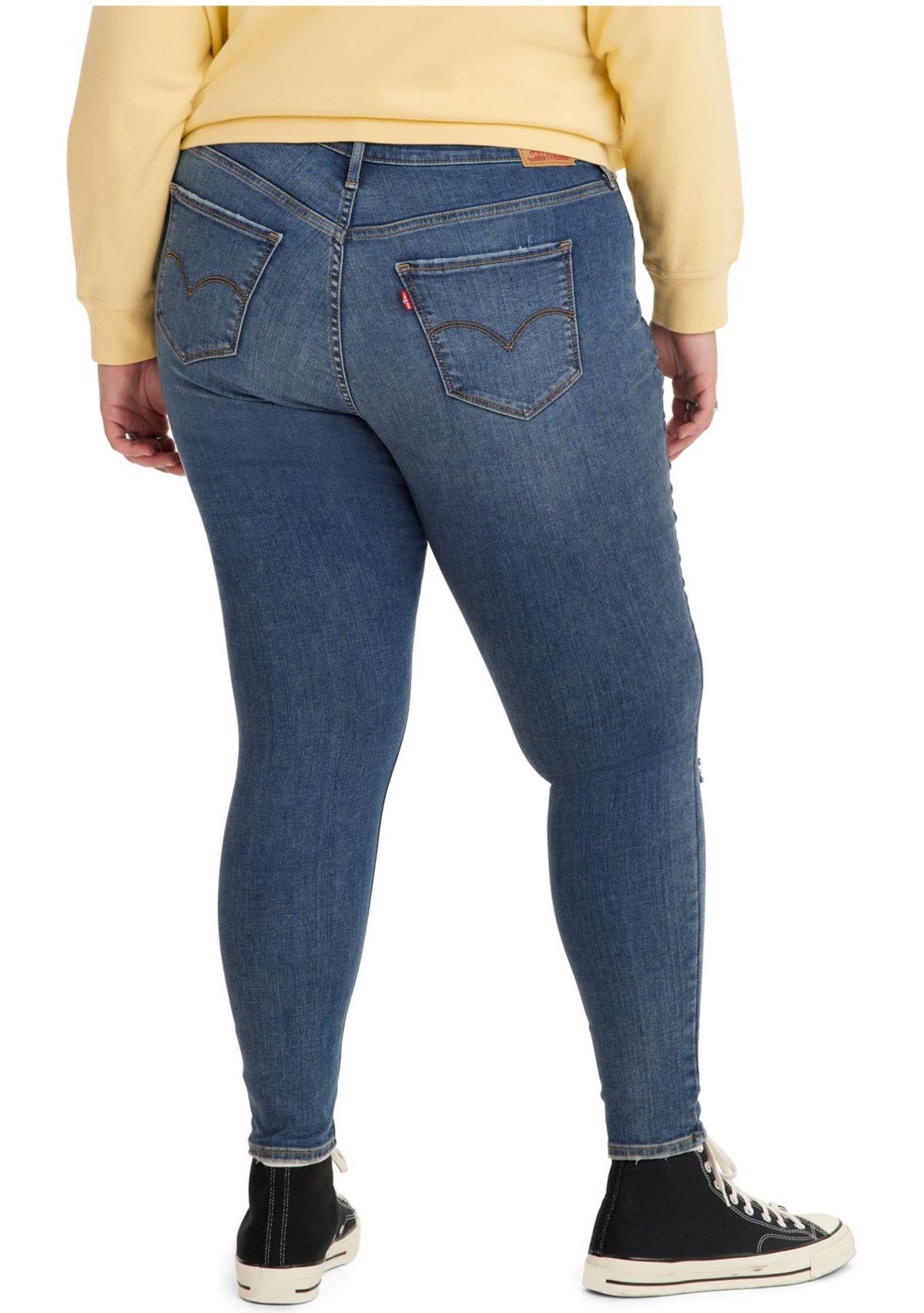 Plus Size High Rise Super Skinny Jeans