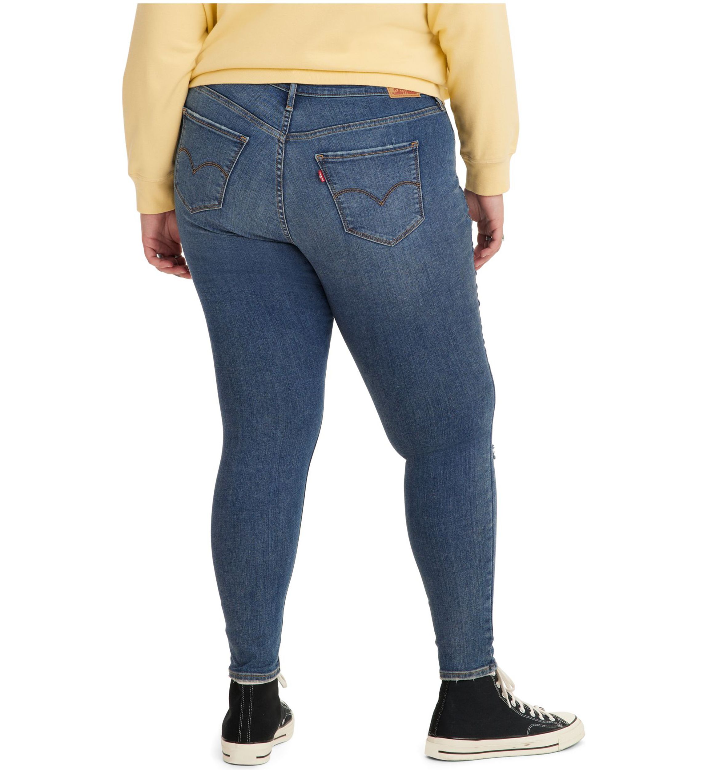 Plus Size High Rise Super Skinny Jeans
