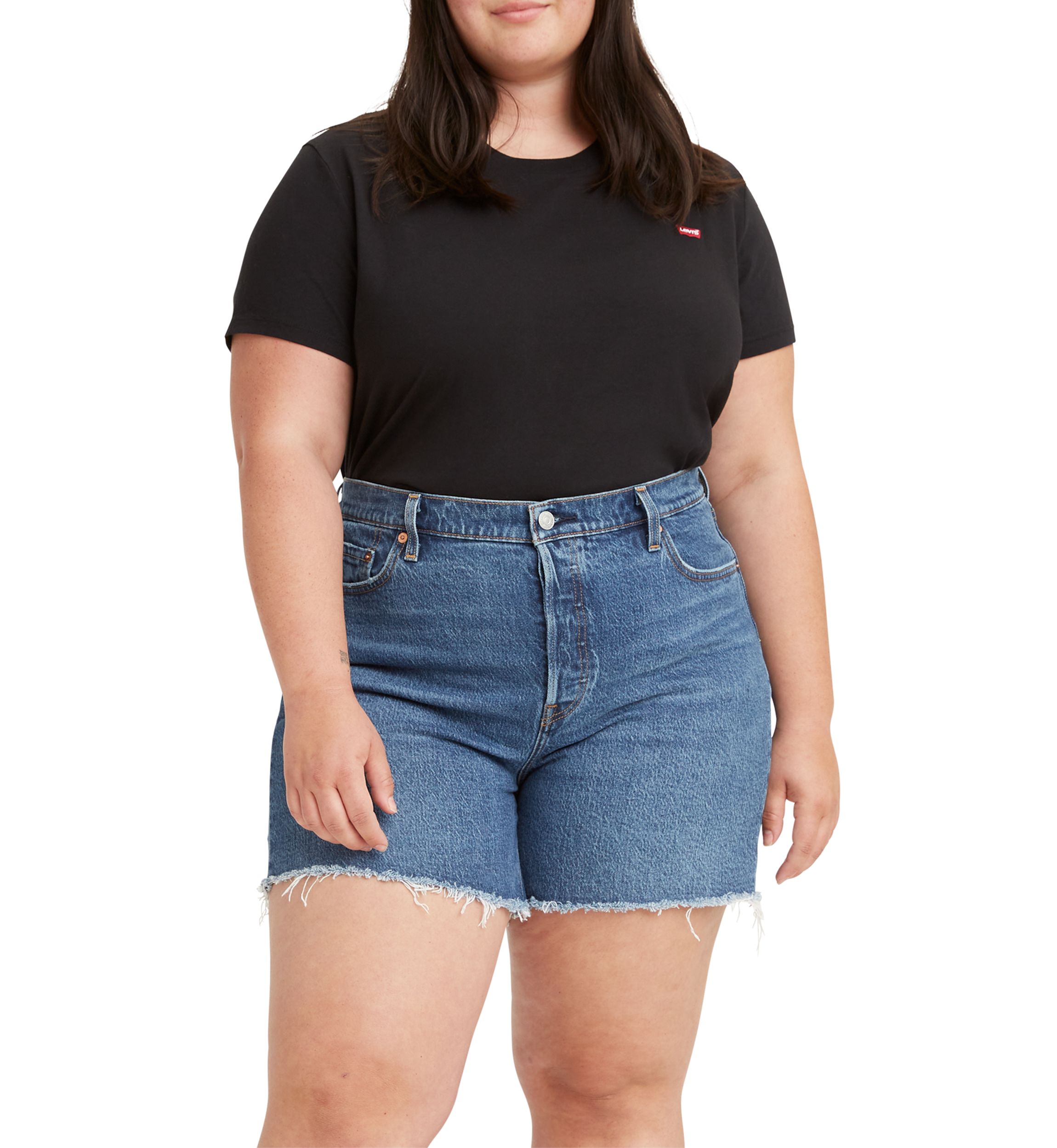 Plus Size Short Sleeve Crew Neck T-Shirt 