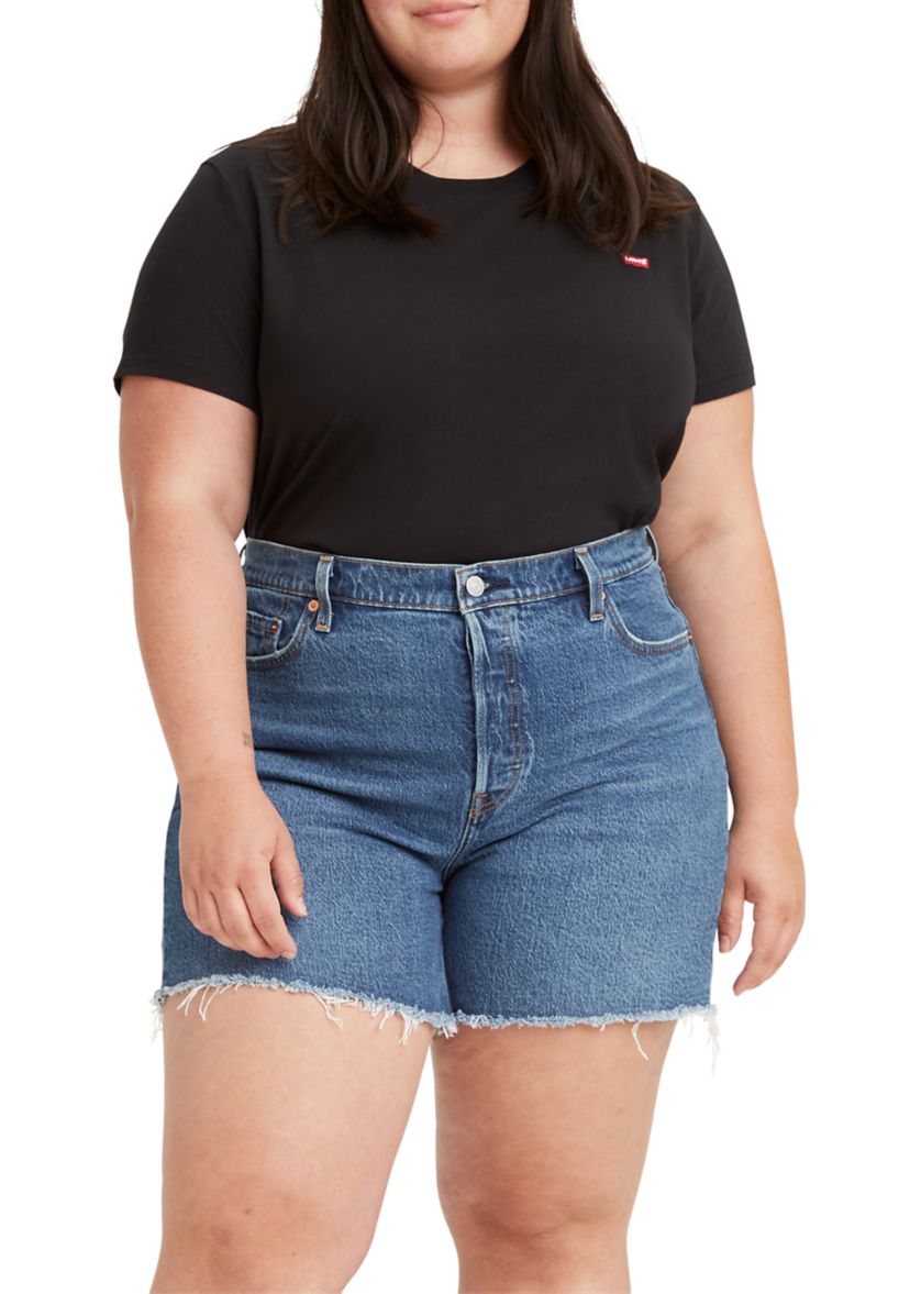 Plus Size Short Sleeve Crew Neck T-Shirt 
