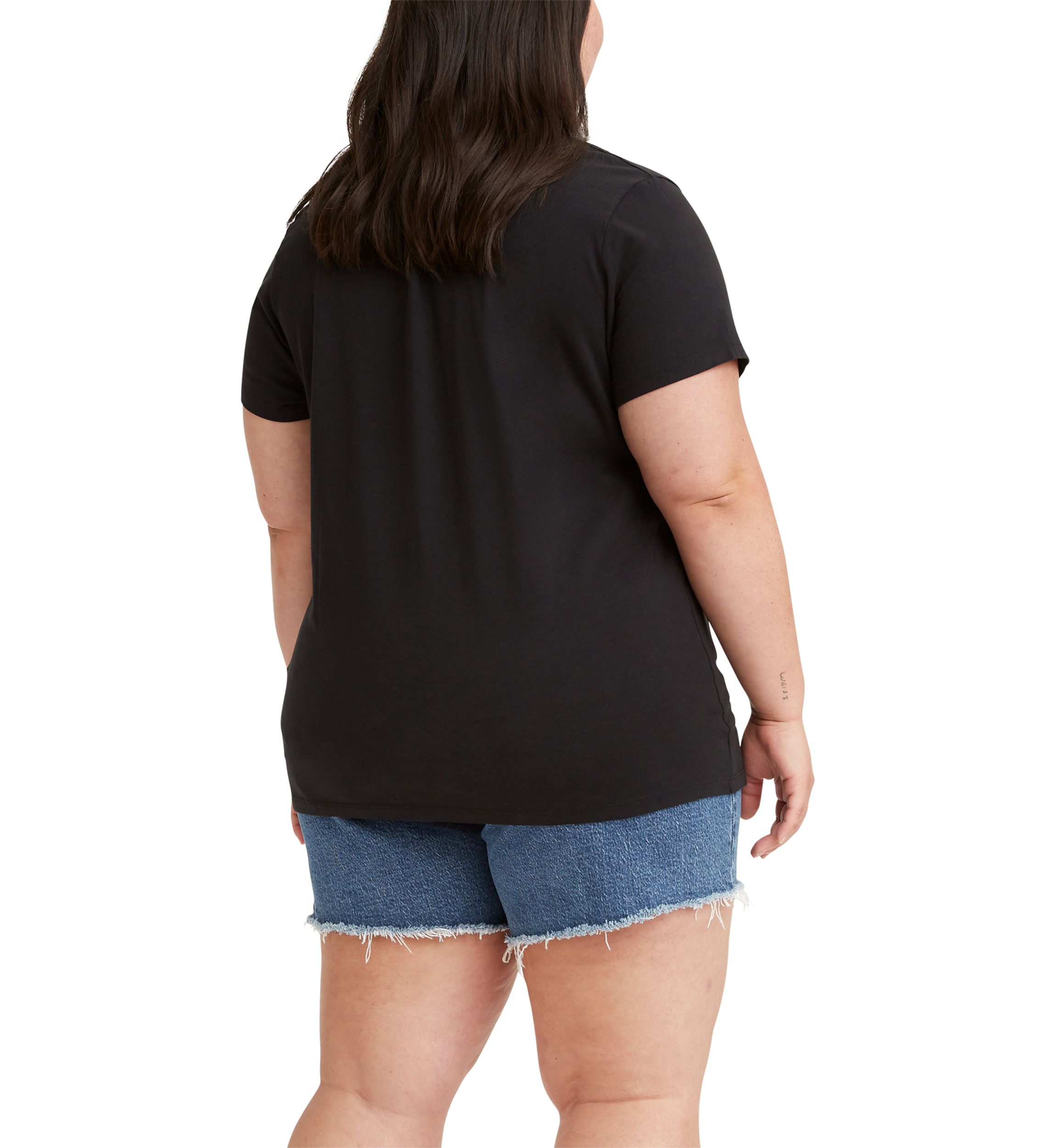 Plus Size Short Sleeve Crew Neck T-Shirt 