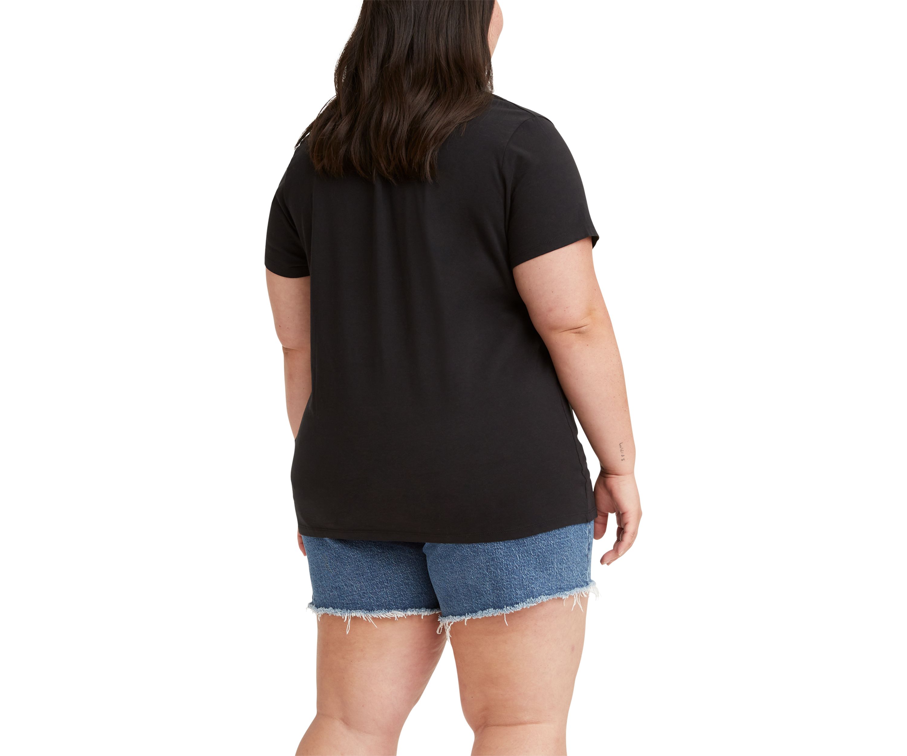 Plus Size Short Sleeve Crew Neck T-Shirt 