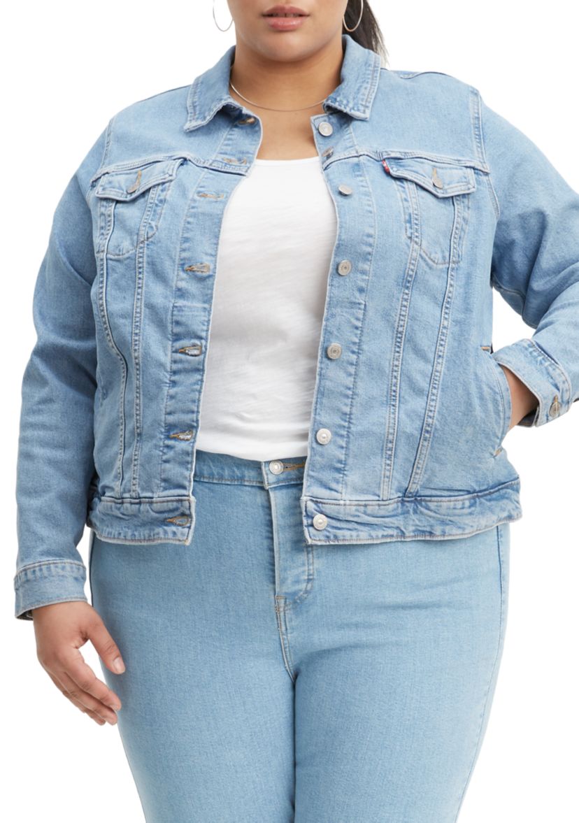 Plus Size Original Sun Baked Trucker Jacket