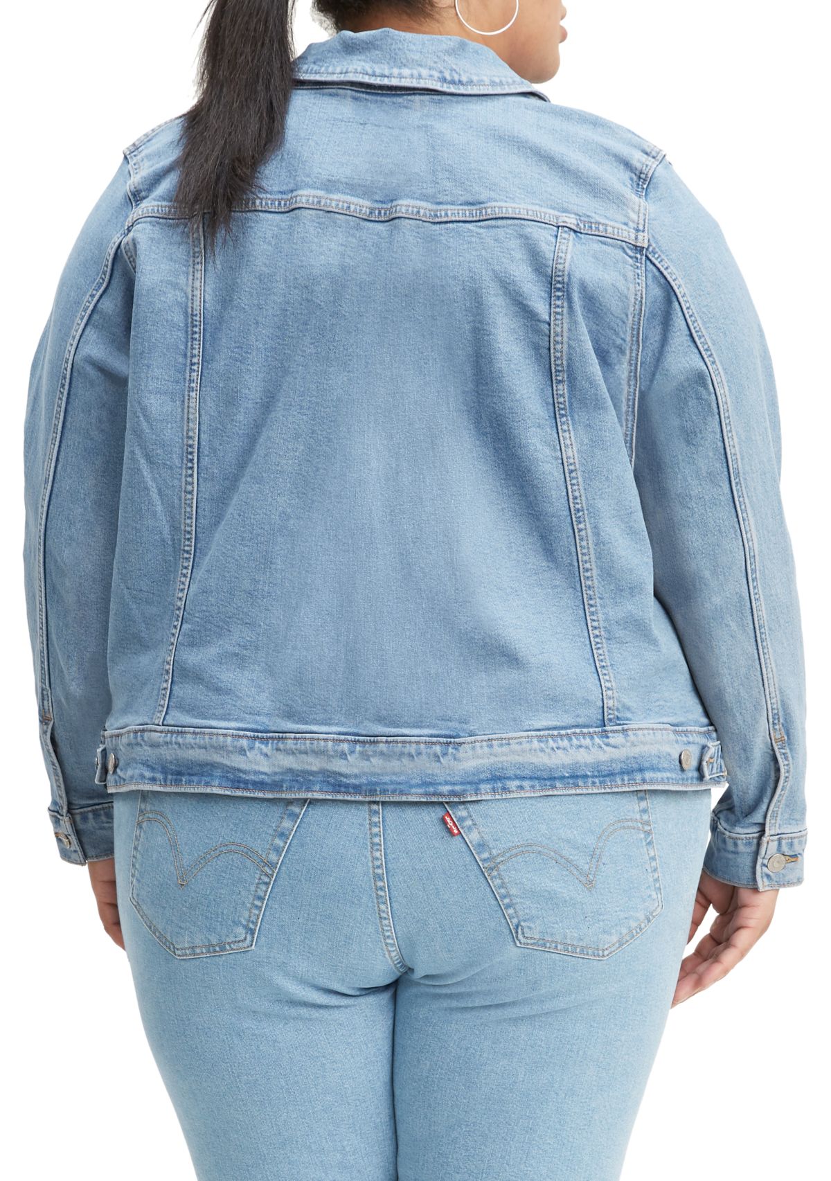 Plus Size Original Sun Baked Trucker Jacket