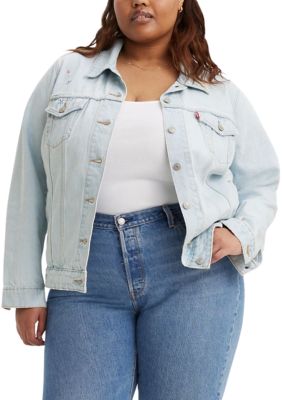 Plus size levi jean jacket best sale