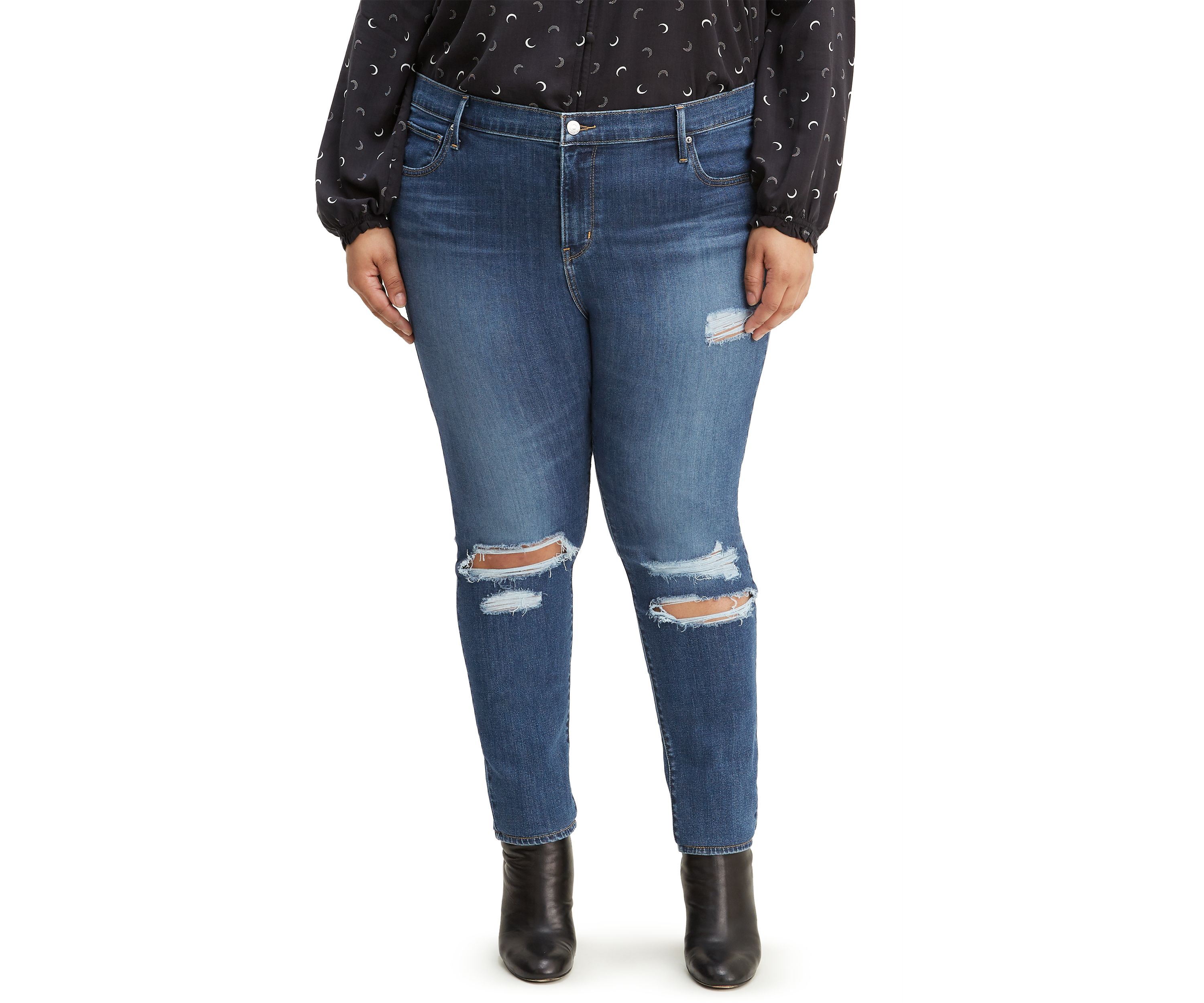 Plus Size High Rise Skinny Manic Monday Jeans