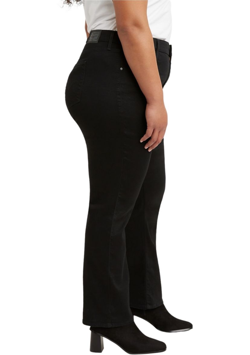 Plus Size High Rise Straight Jeans