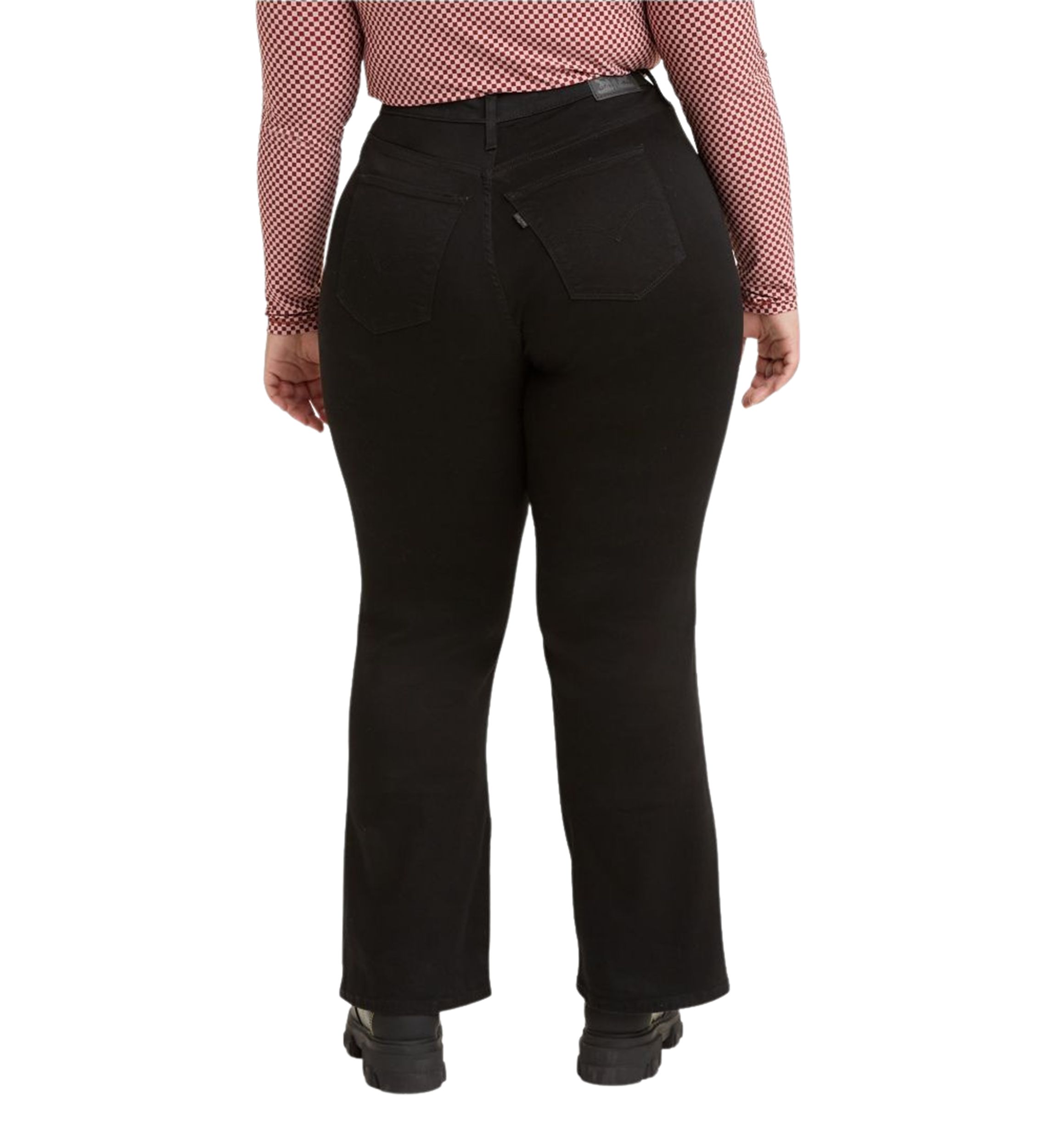 Plus Size High Rise Straight Leg Denim Jeans