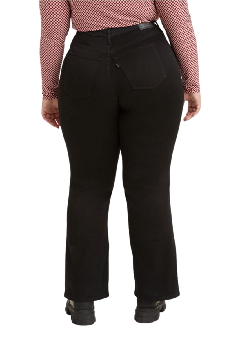 Plus Size High Rise Straight Leg Denim Jeans
