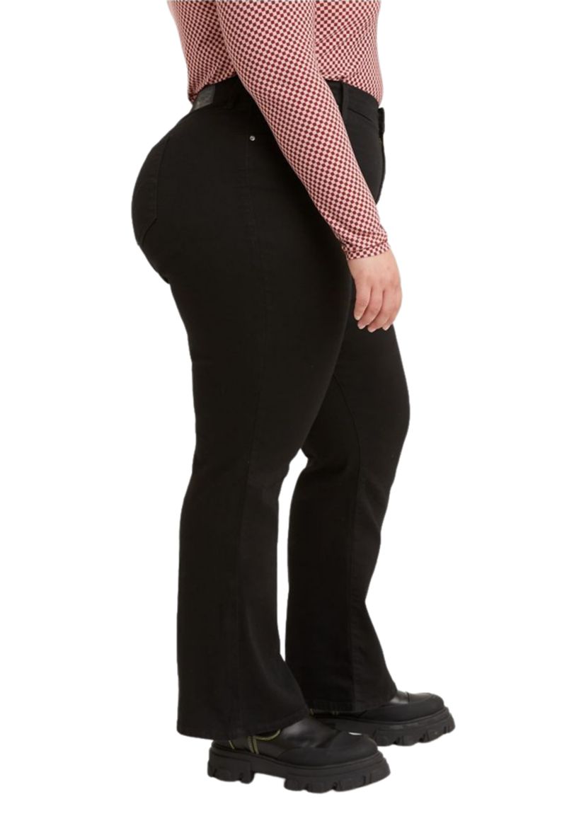 Plus Size High Rise Straight Leg Denim Jeans