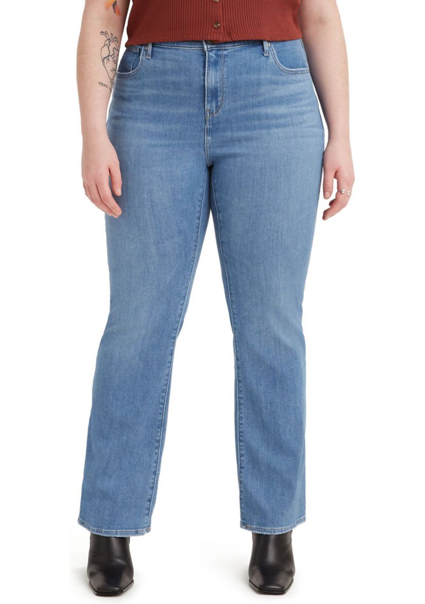 Plus Size High Rise Bootcut Jeans
