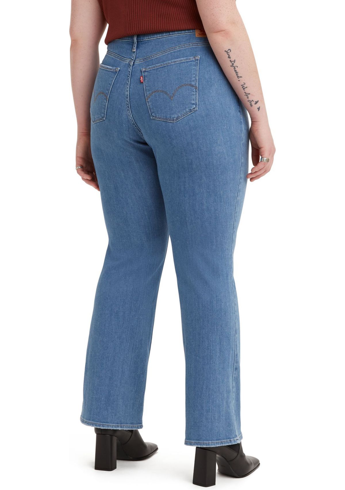 Plus Size High Rise Bootcut Jeans