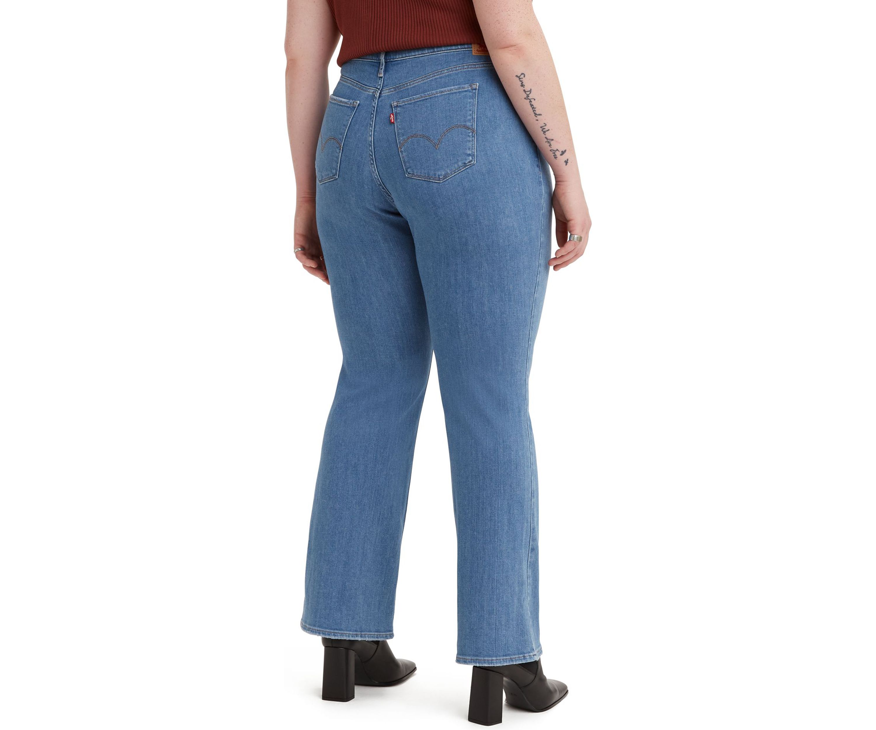 Plus Size High Rise Bootcut Jeans