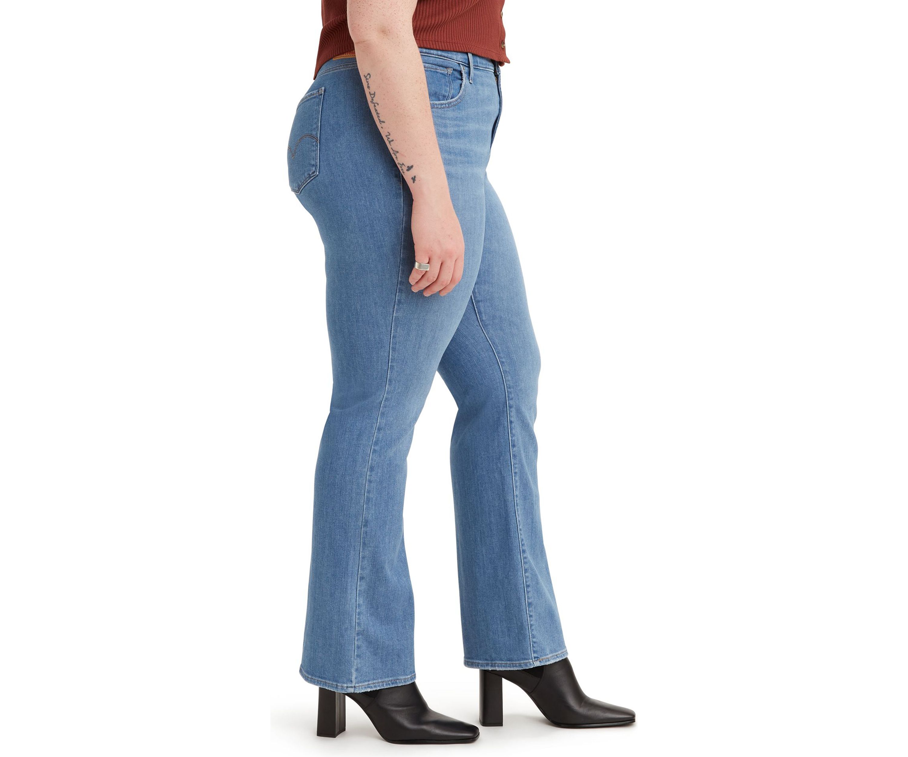 Plus Size High Rise Bootcut Jeans