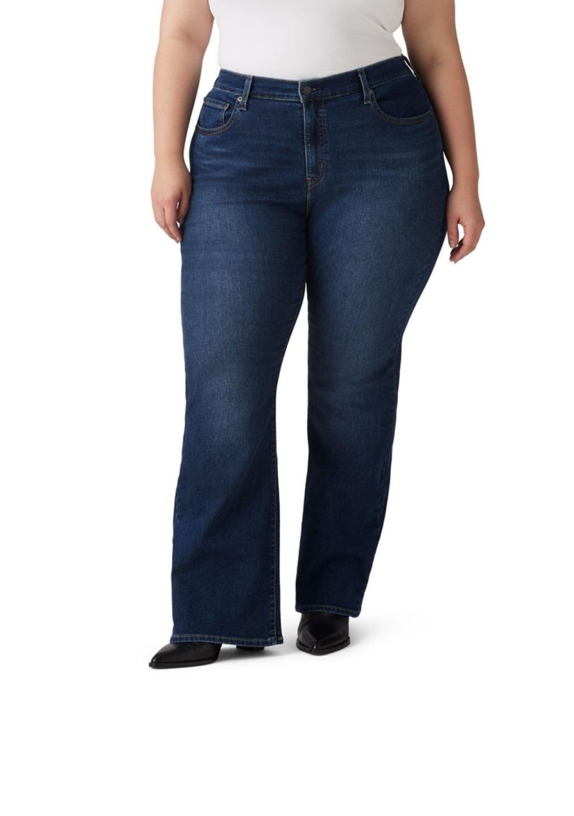 Plus Size High Rise Bootcut Jeans