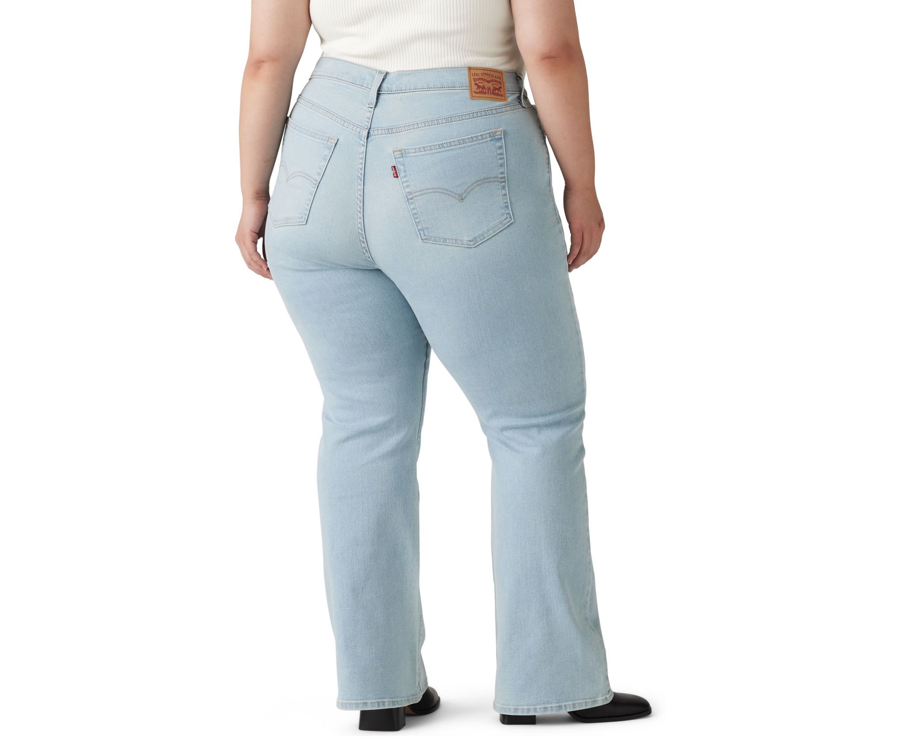 Plus Size High Rise Bootcut Jeans
