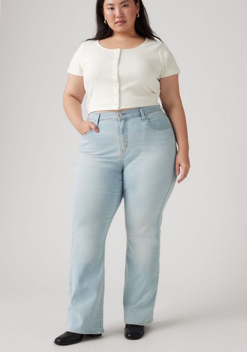 Plus Size High Rise Bootcut Jeans