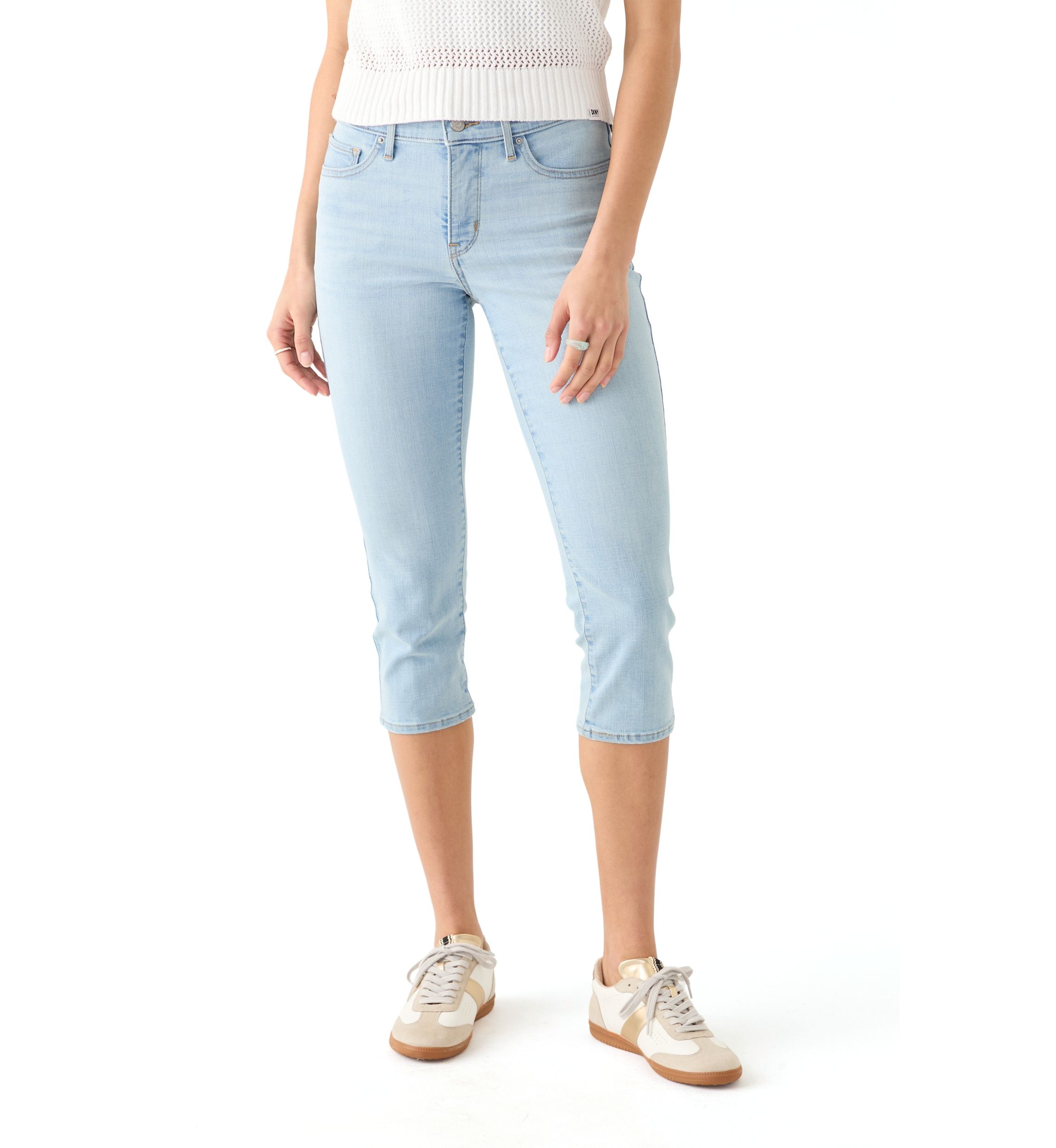 Womens Shaping Skinny Capri Jeans