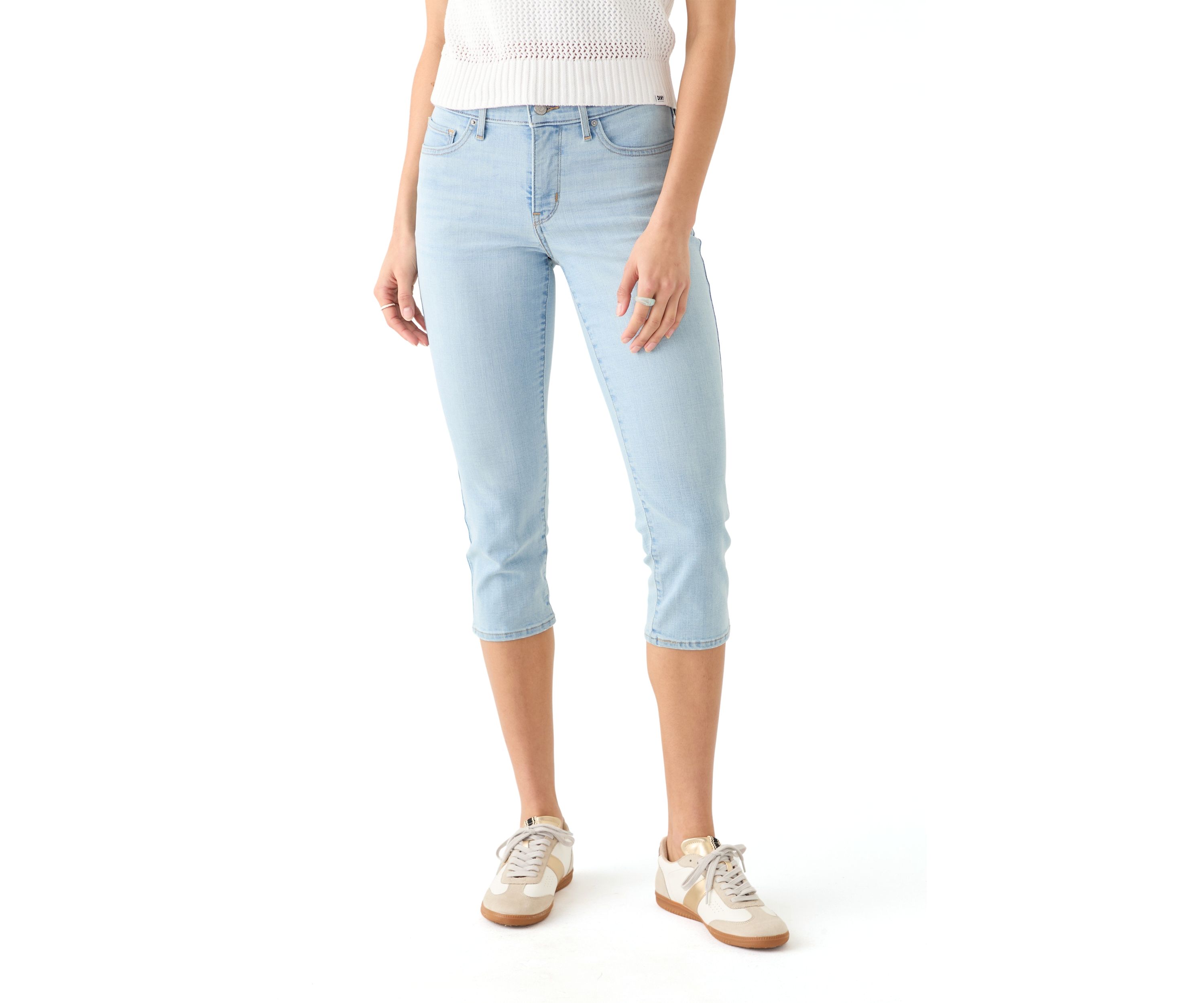 Womens Shaping Skinny Capri Jeans