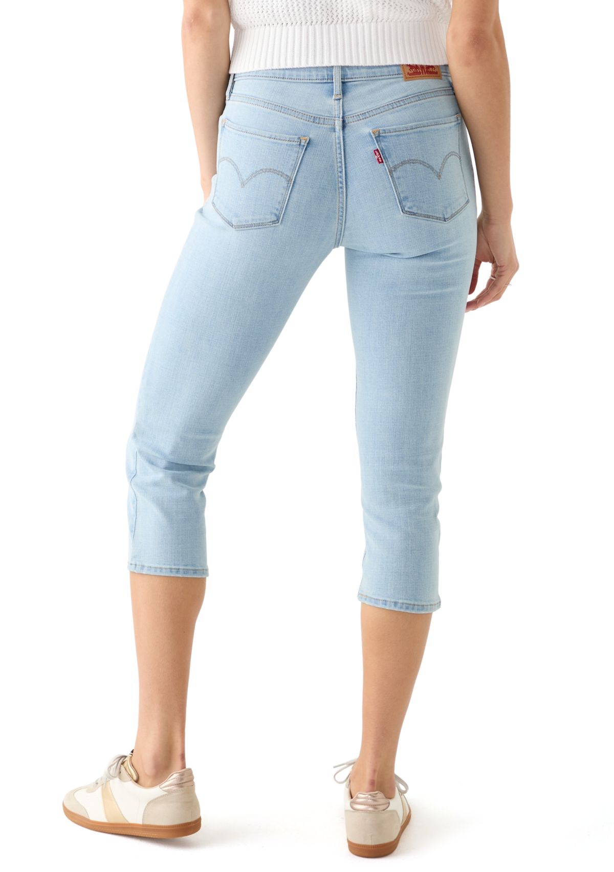 Womens Shaping Skinny Capri Jeans