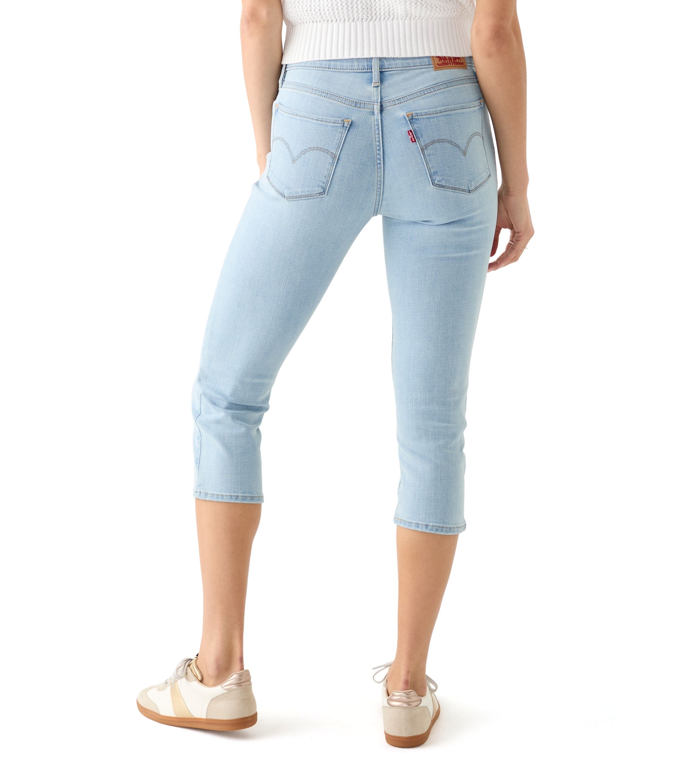 Womens Shaping Skinny Capri Jeans