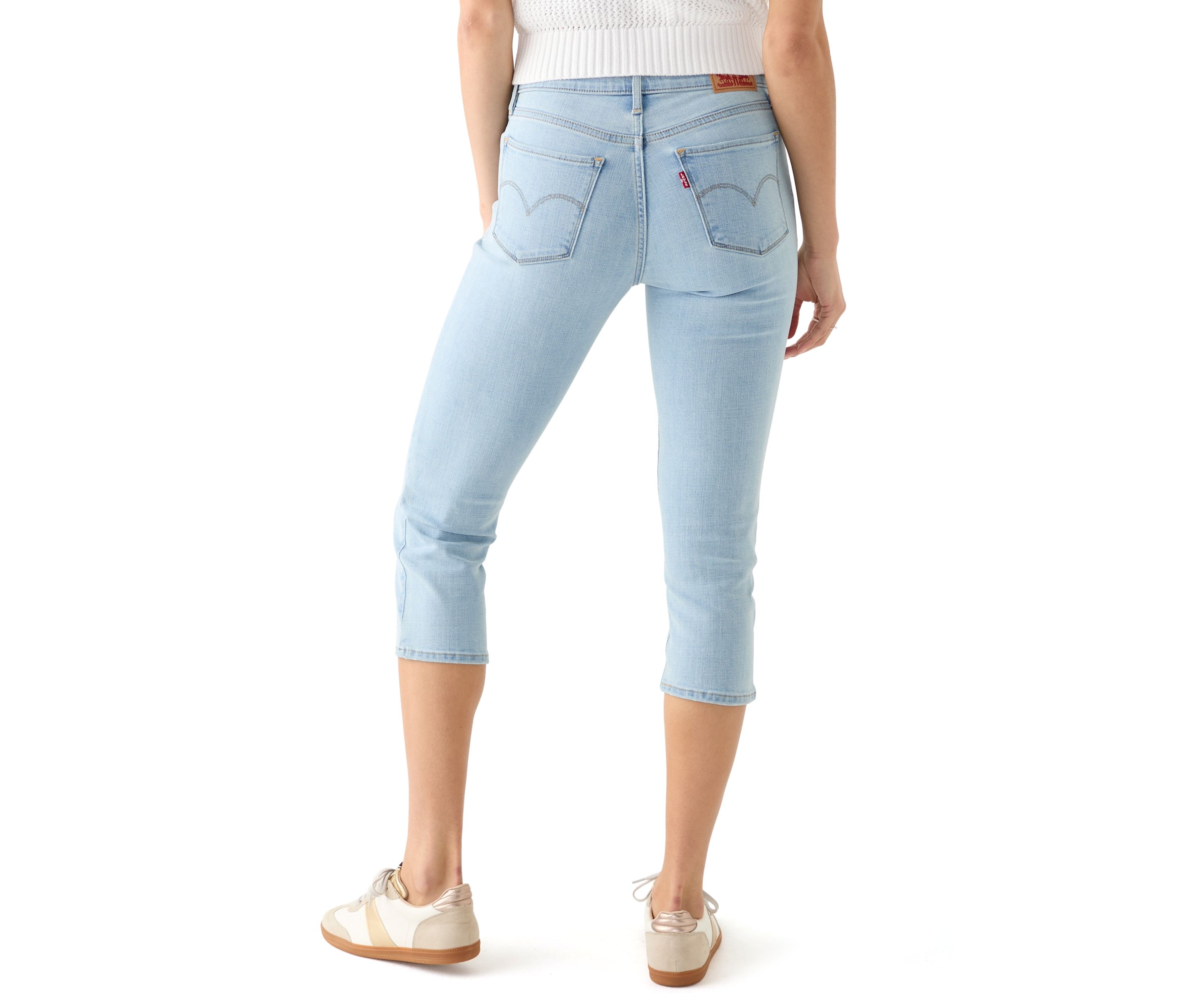 Womens Shaping Skinny Capri Jeans