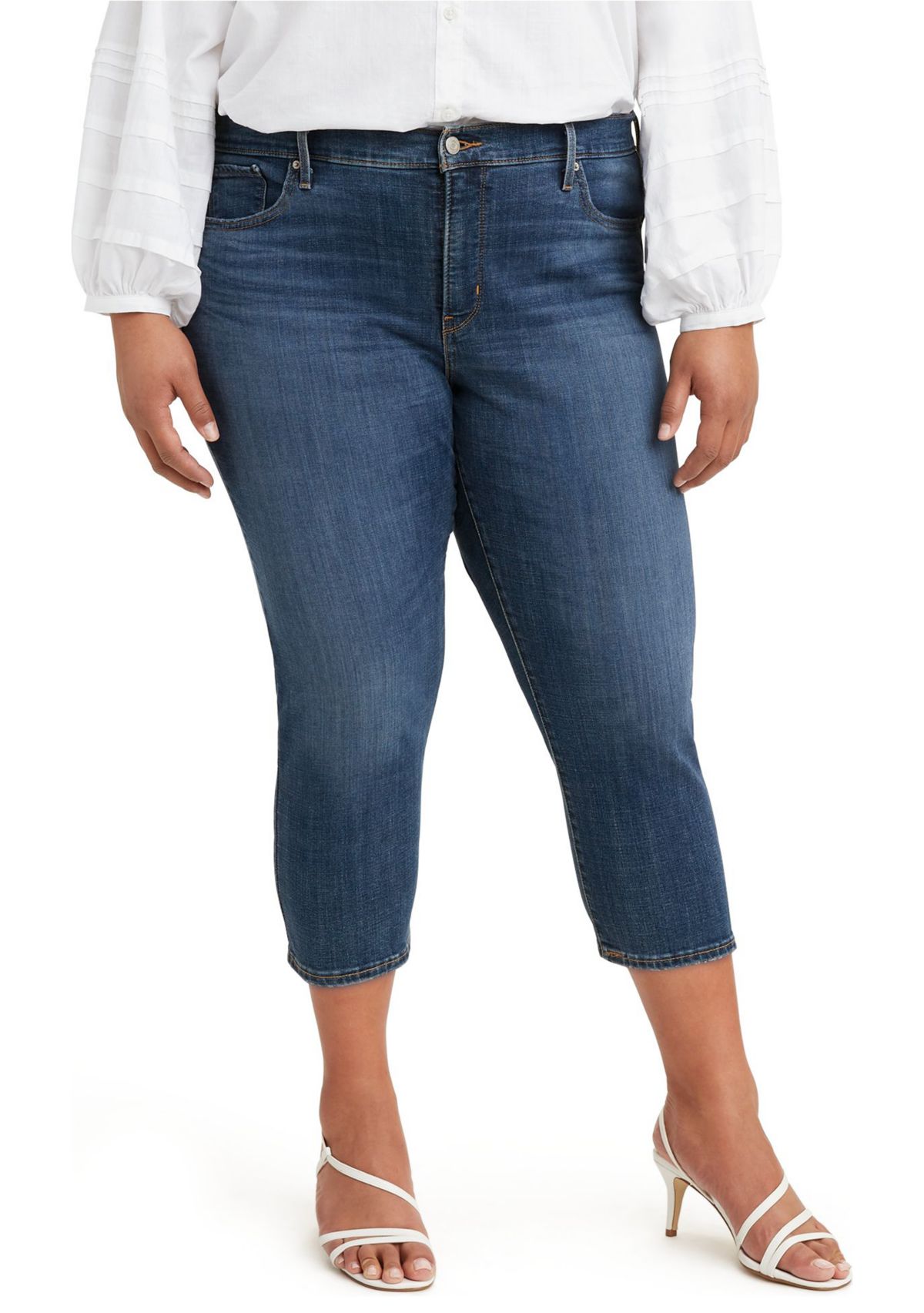  Plus Size 311 Shaping Skinny Capri Jeans