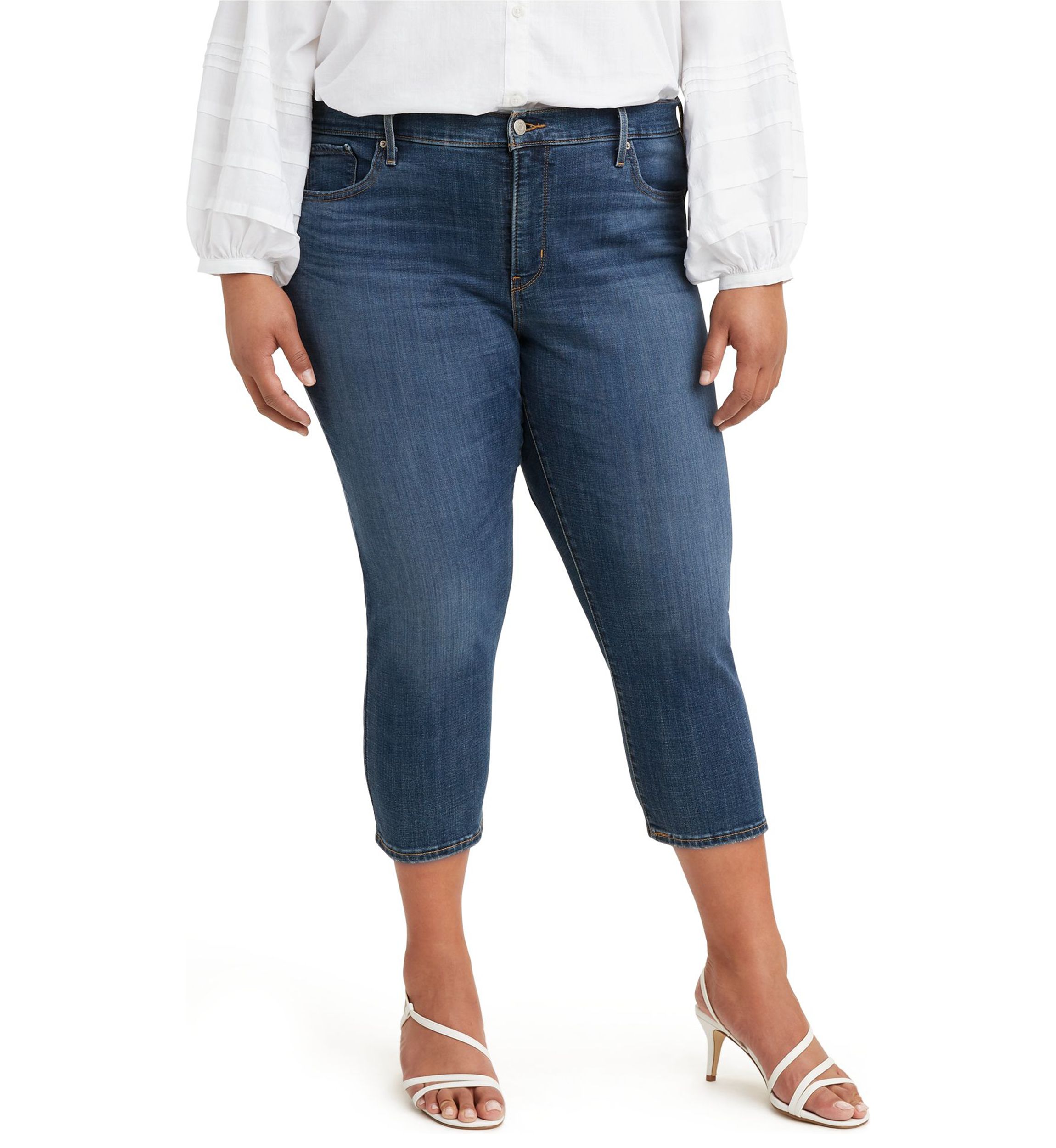  Plus Size 311 Shaping Skinny Capri Jeans