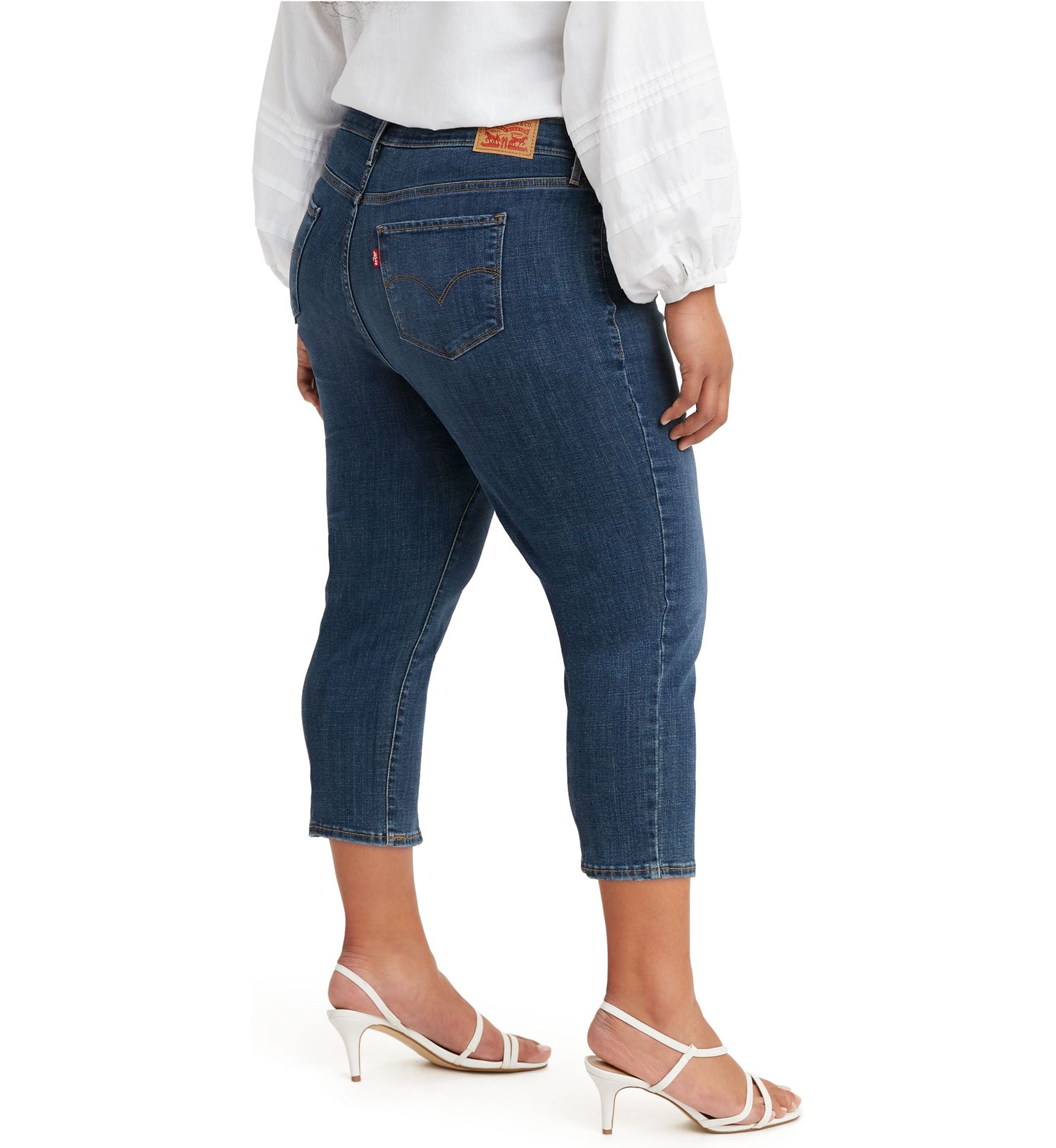  Plus Size 311 Shaping Skinny Capri Jeans