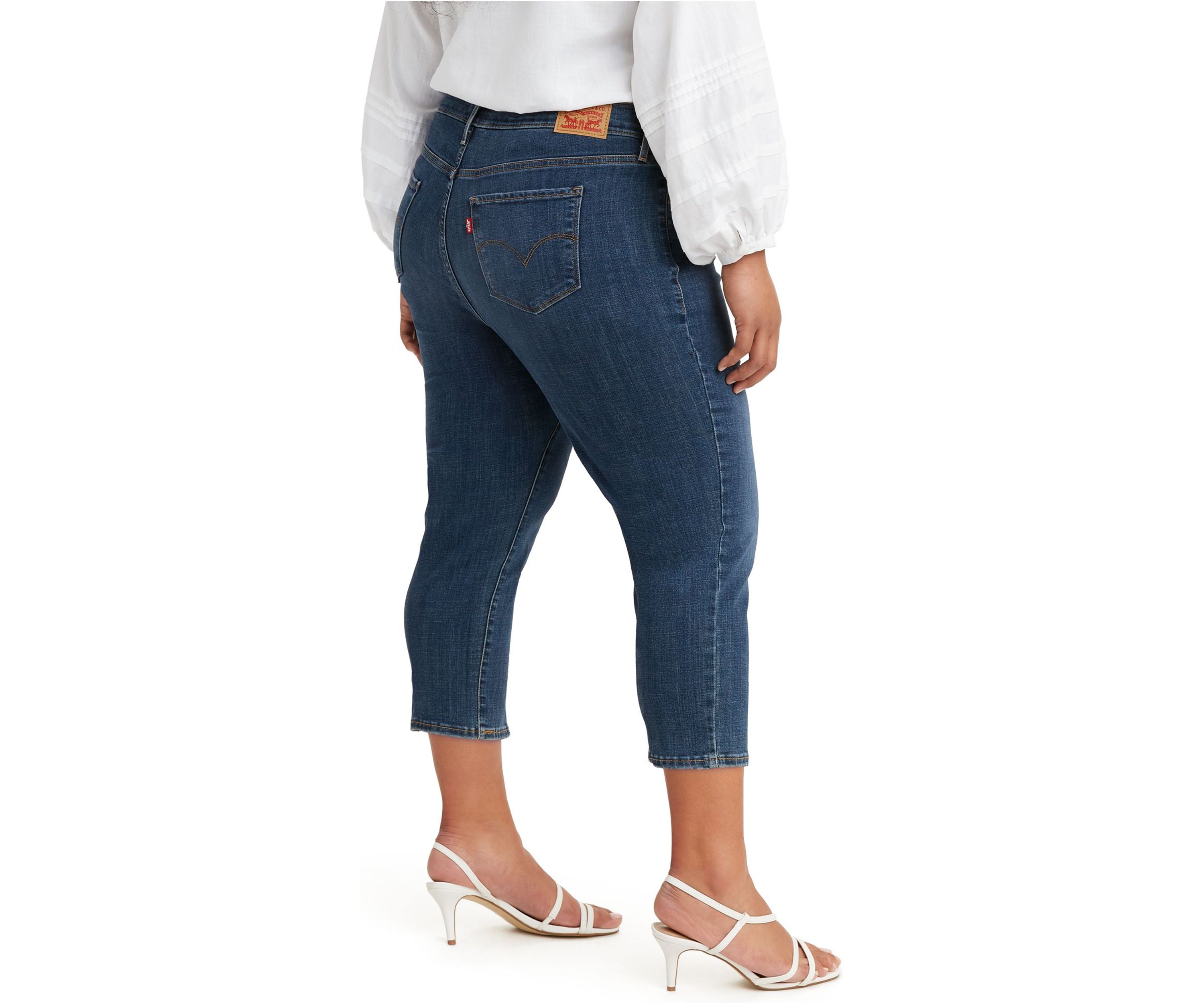  Plus Size 311 Shaping Skinny Capri Jeans