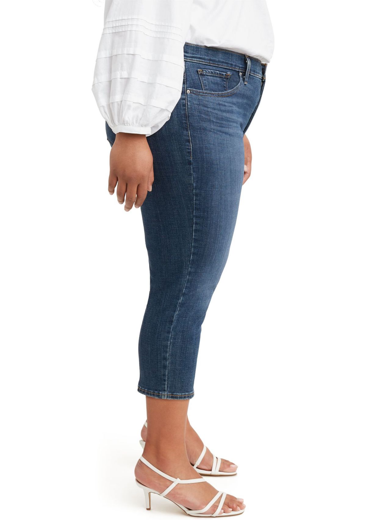  Plus Size 311 Shaping Skinny Capri Jeans