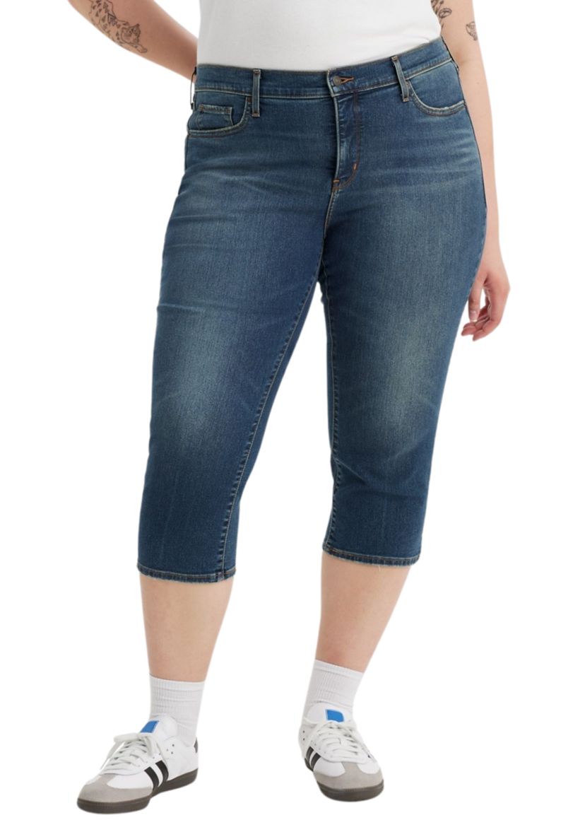 Plus Size 311 Shaping Skinny Capri Jeans