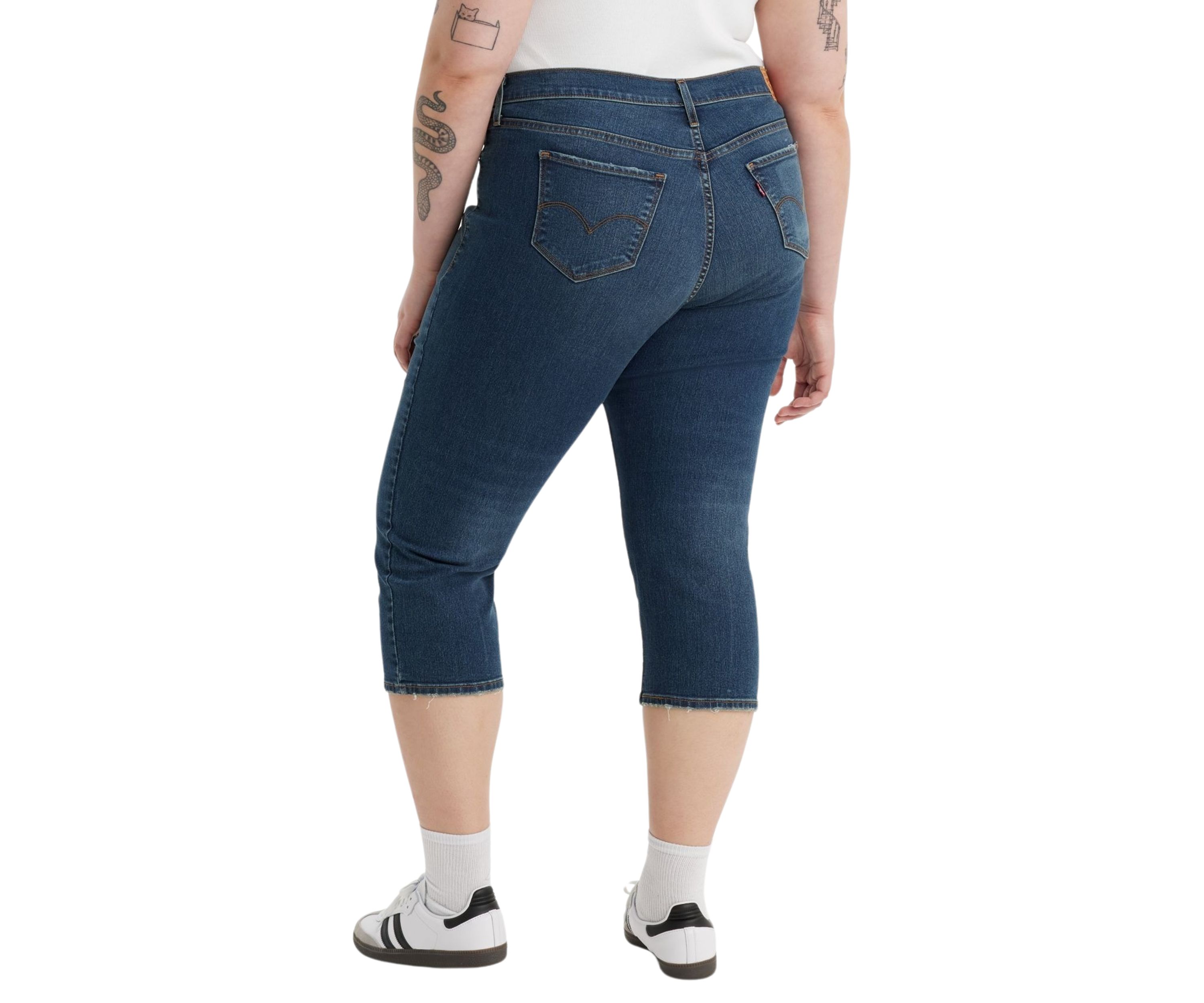 Plus Size 311 Shaping Skinny Capri Jeans