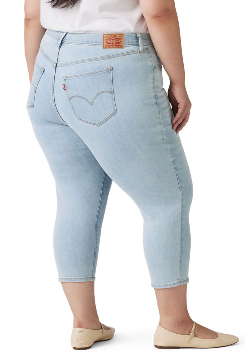 Plus Size Hold It Down Capri Jeans