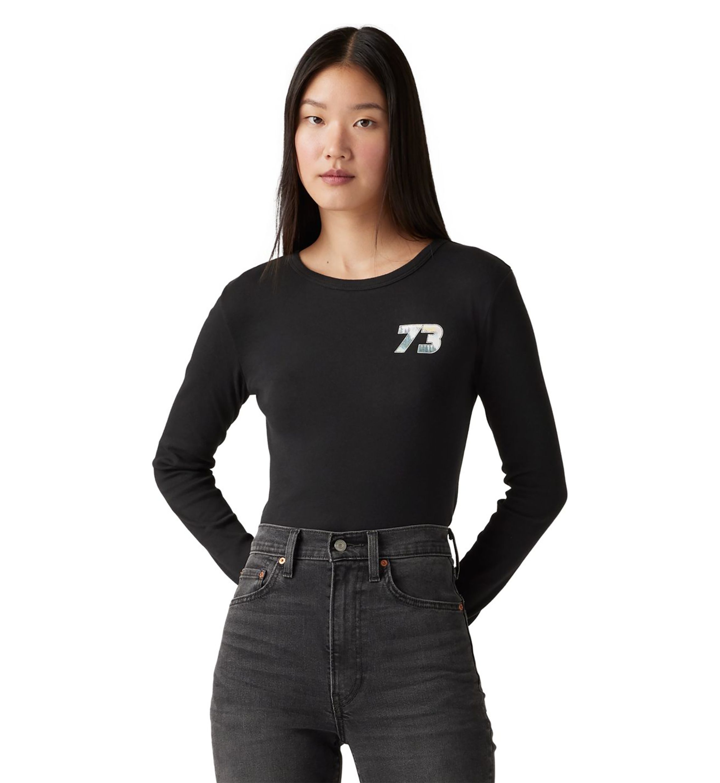 Long Sleeve Rickie Graphic T-Shirt