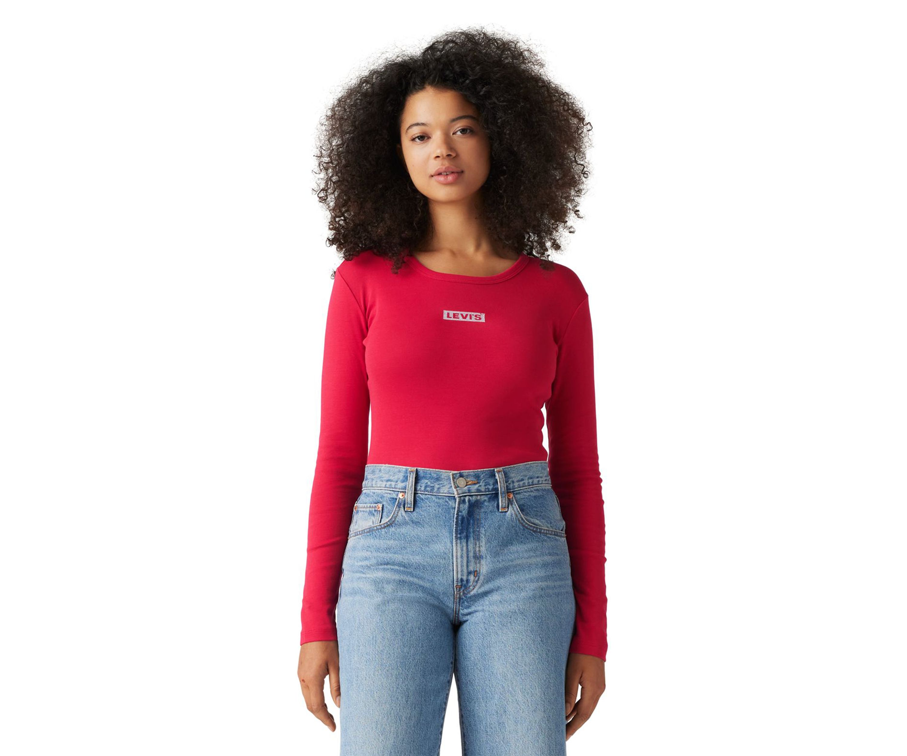 Womens Long Sleeve Graphic T-Shirt 