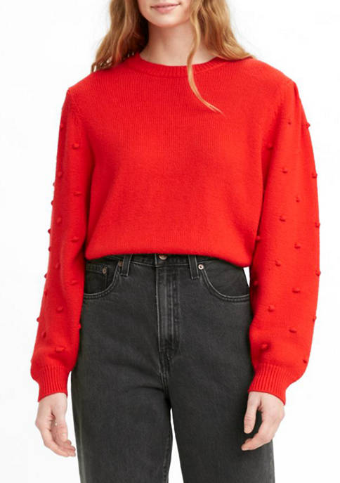 Levi's® Womens Cherry Sweater in Flame Scarlet