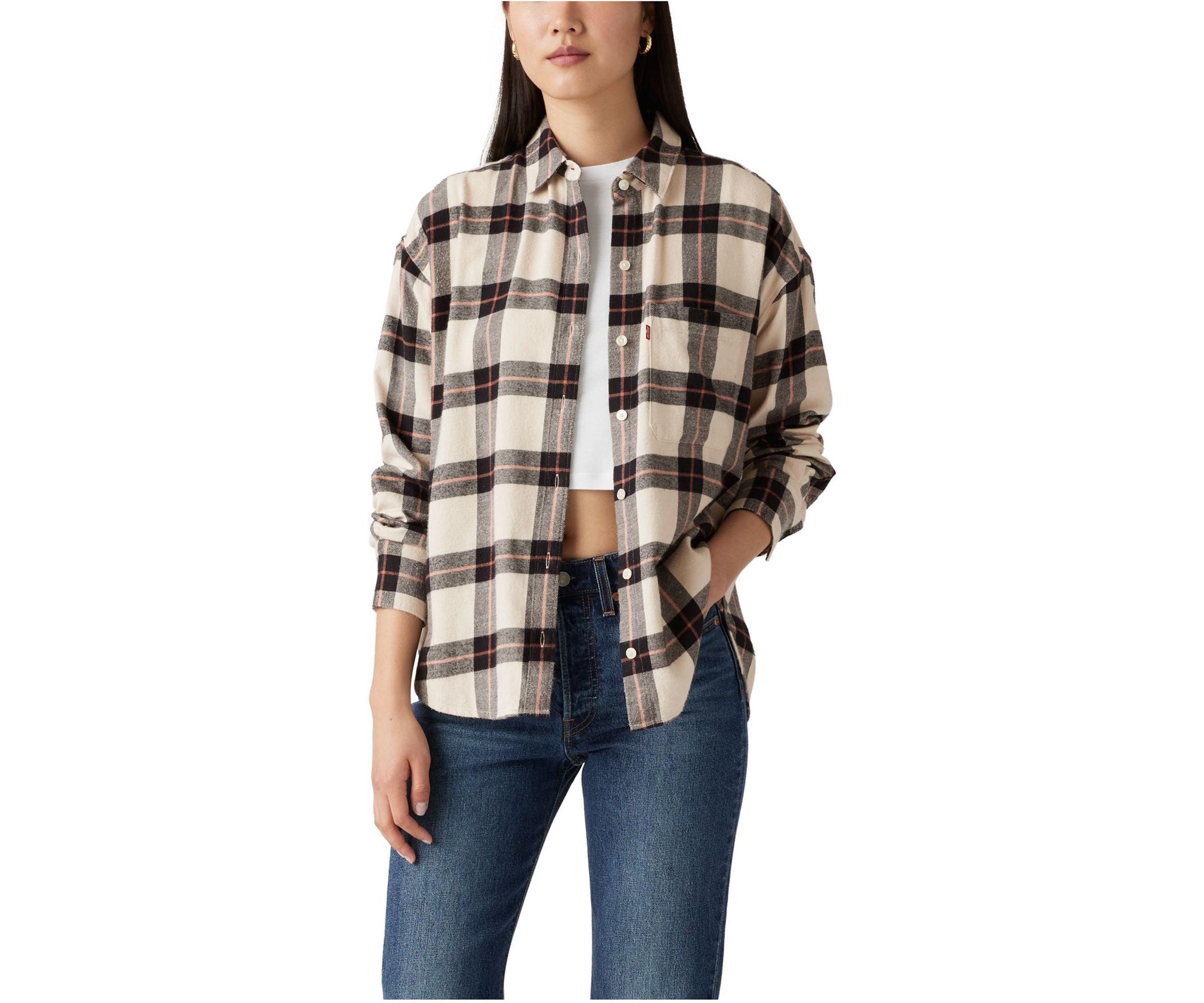 Henri Plaid Printed Flannel Shirt