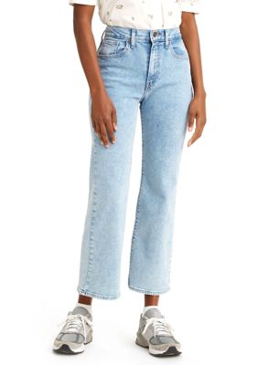 levi's cropped flare jeans