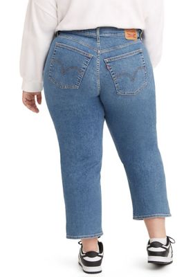 Women's High-rise Wide Leg Coated Baggy Jeans - Wild Fable™ Silver