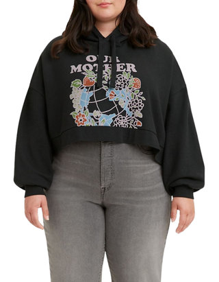 Levi's® Plus Size Our Mother Graphic Cropped Hoodie | belk