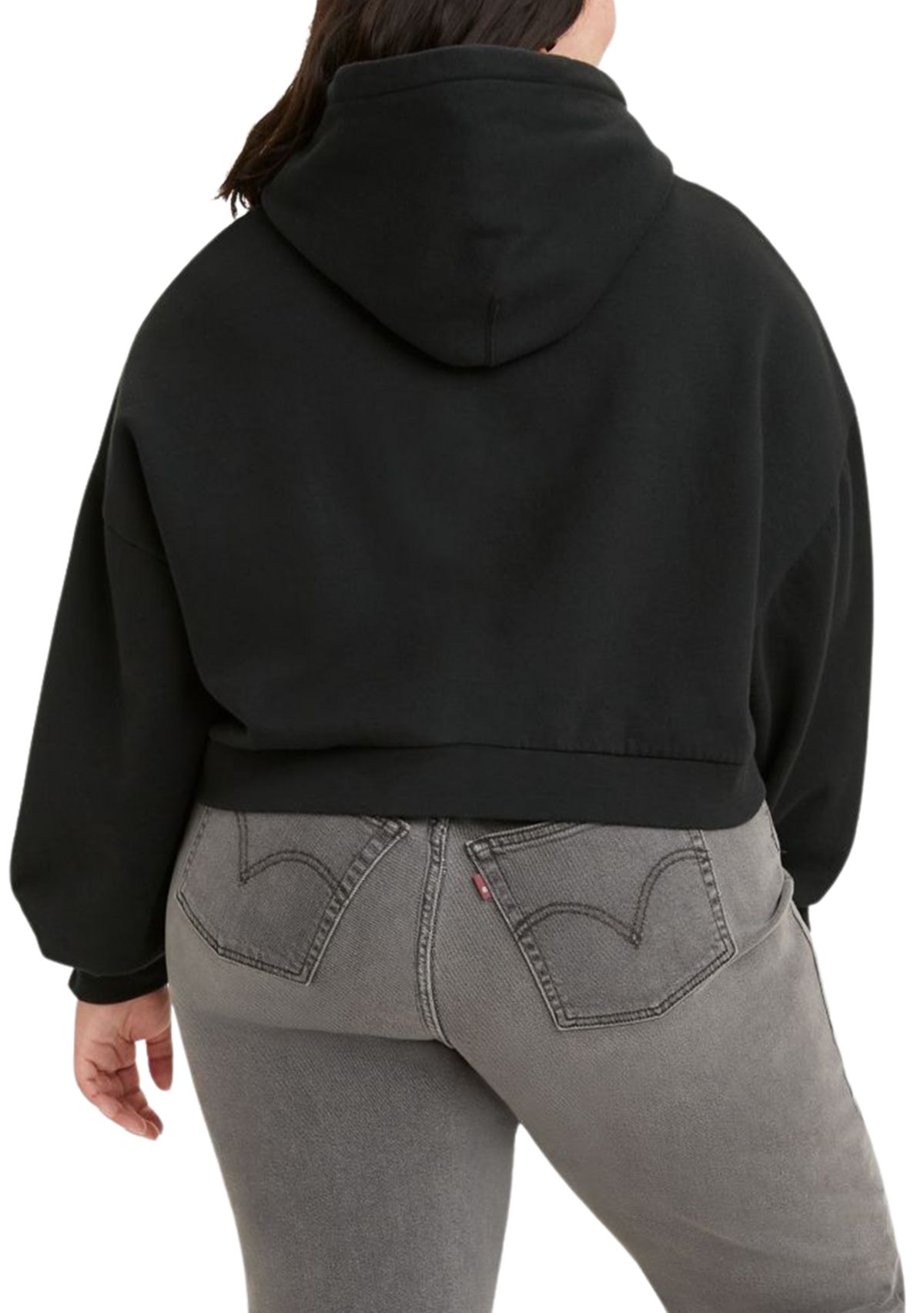 Plus Size Our Mother Graphic Cropped Hoodie