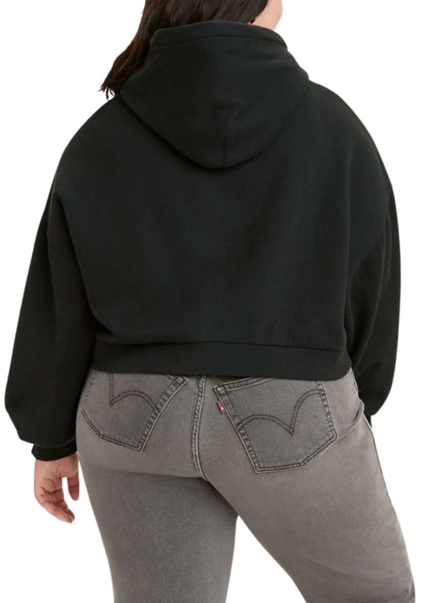 Plus Size Our Mother Graphic Cropped Hoodie