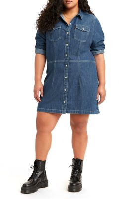 Belk denim dress sale