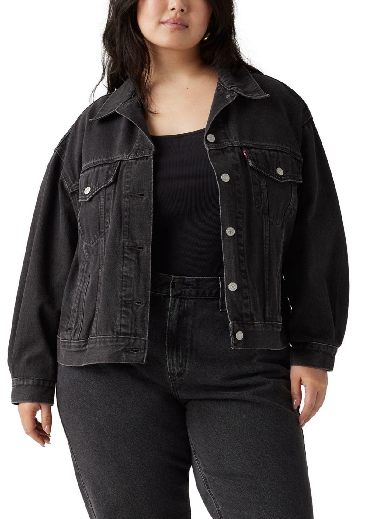 Plus Size 90s Trucker Jacket