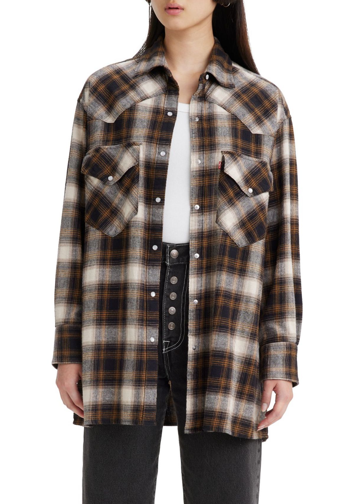 Dylan Western Revena Plaid Shirt