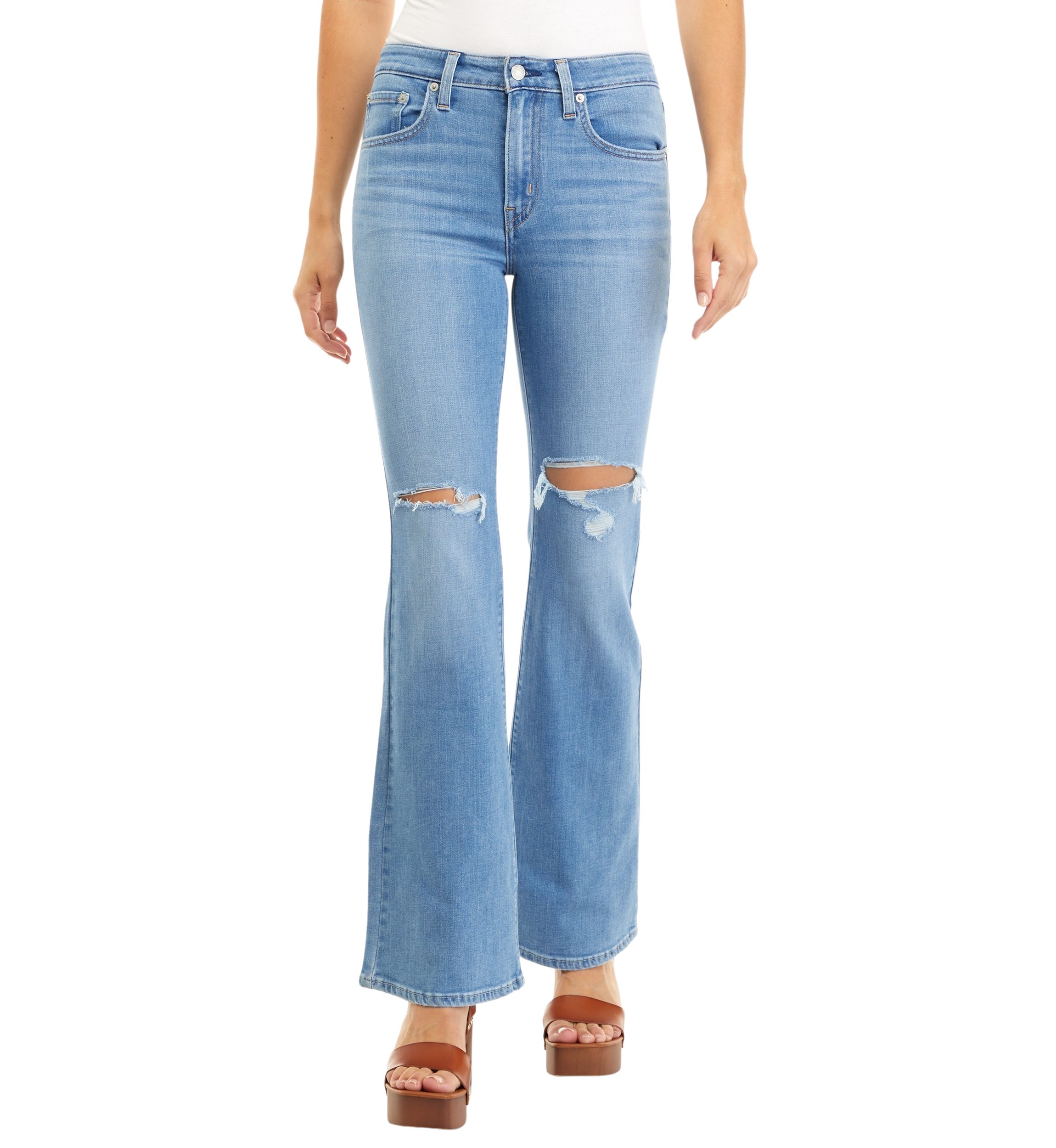 High Rise Flare Lets Talk Jeans